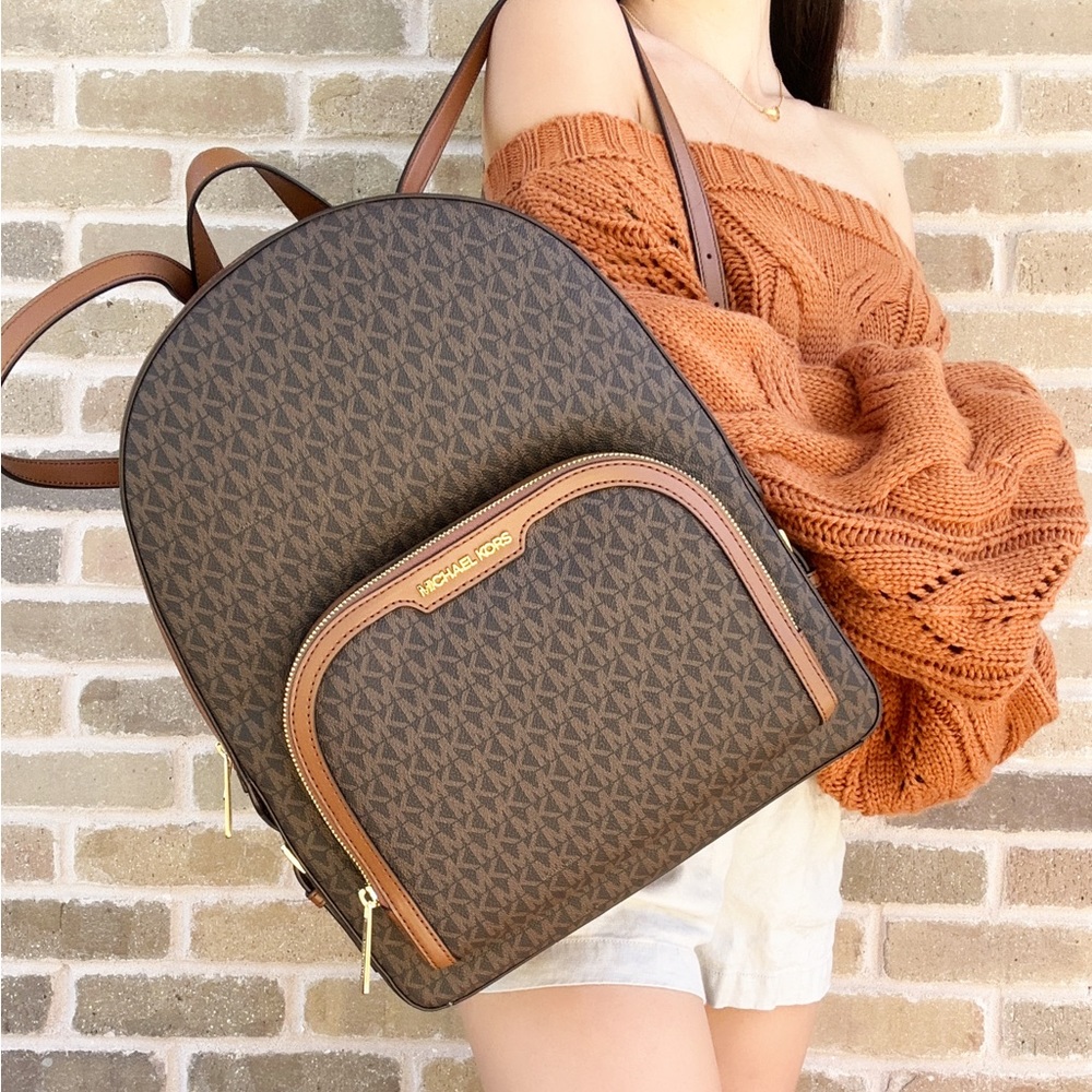 Michael Kors Brown Backpack